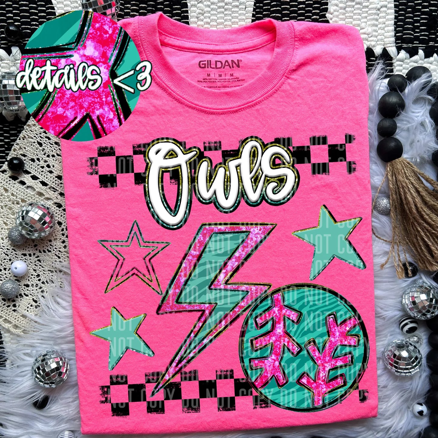 Softball/Baseball Rainbow Bolt T-Shirt