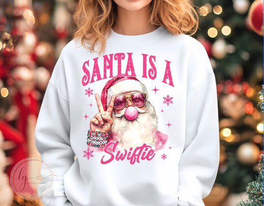 Santa Blowing Bubble or Santa is a Swiftie