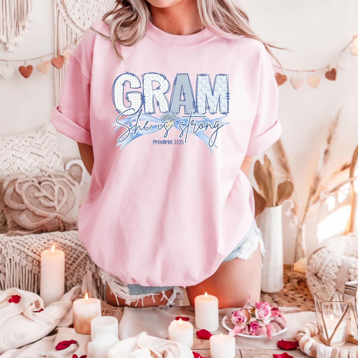 Light Blue Name T-Shirt