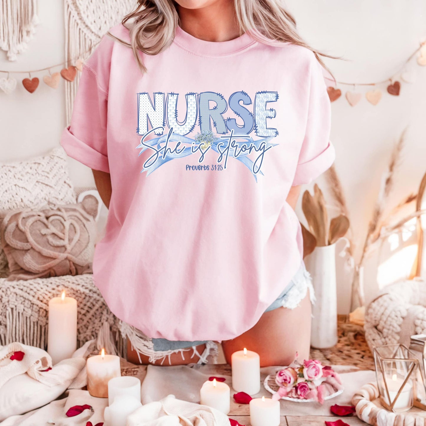 Light Blue Name T-Shirt