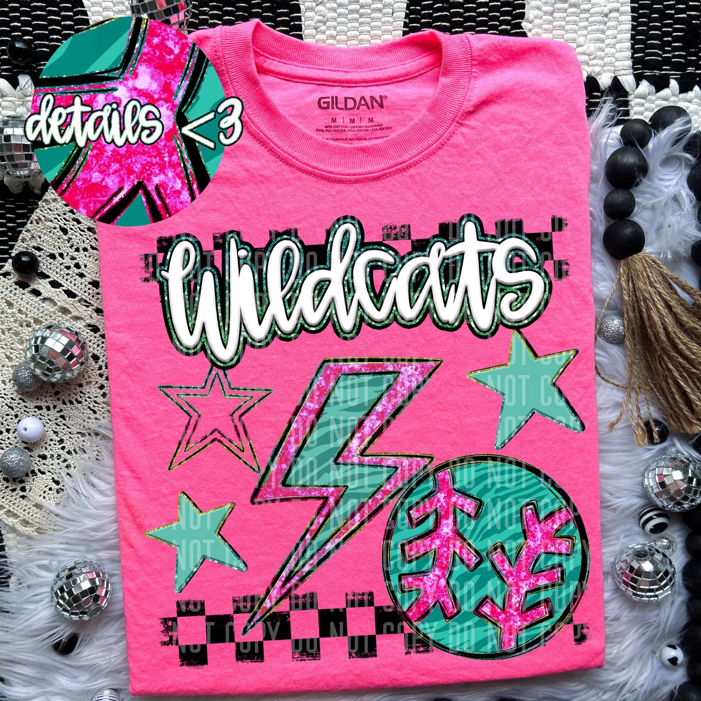 Softball/Baseball Rainbow Bolt T-Shirt