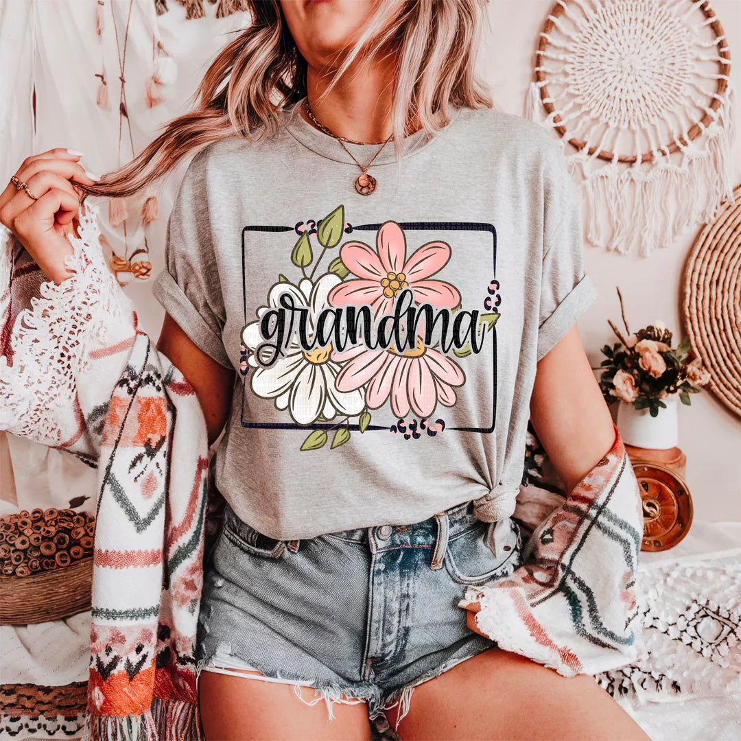 Floral Name T-Shirt