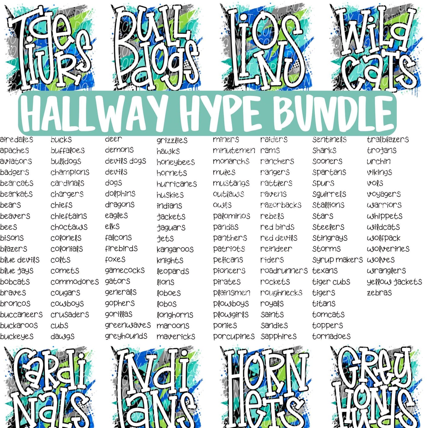 Hallway Hype Mascots