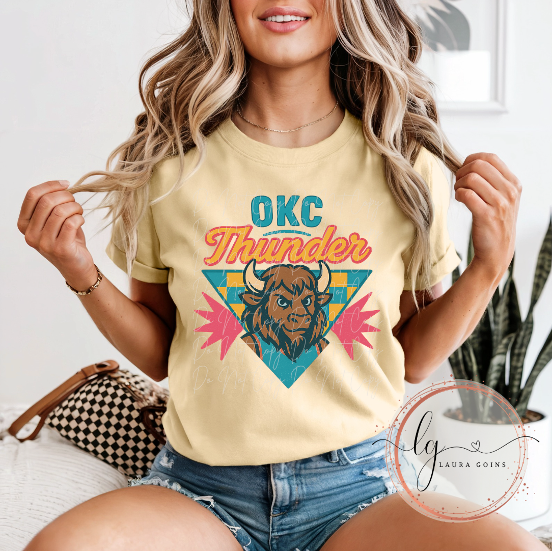 OKC Thunder Retro T-Shirt