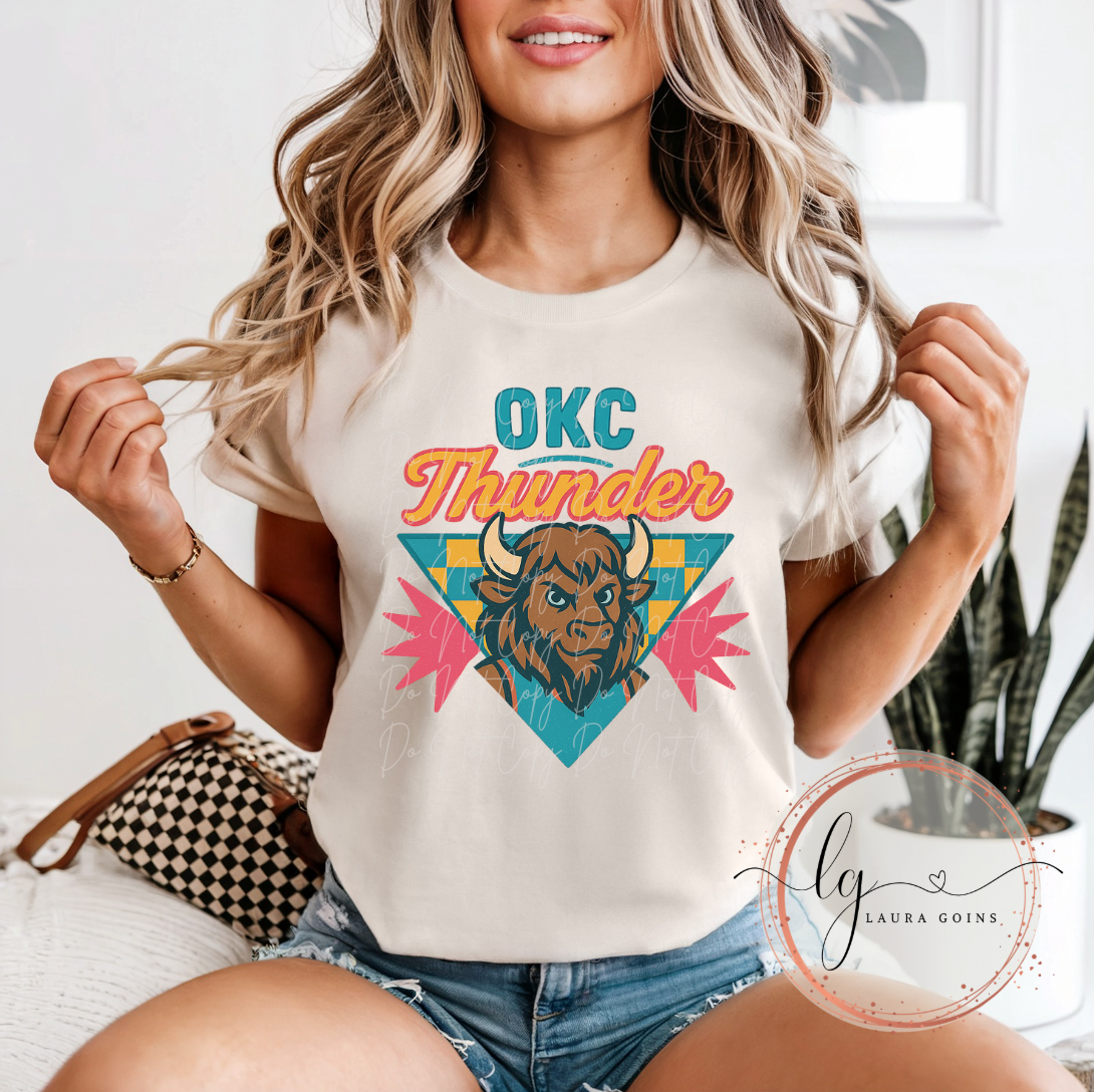 OKC Thunder Retro T-Shirt