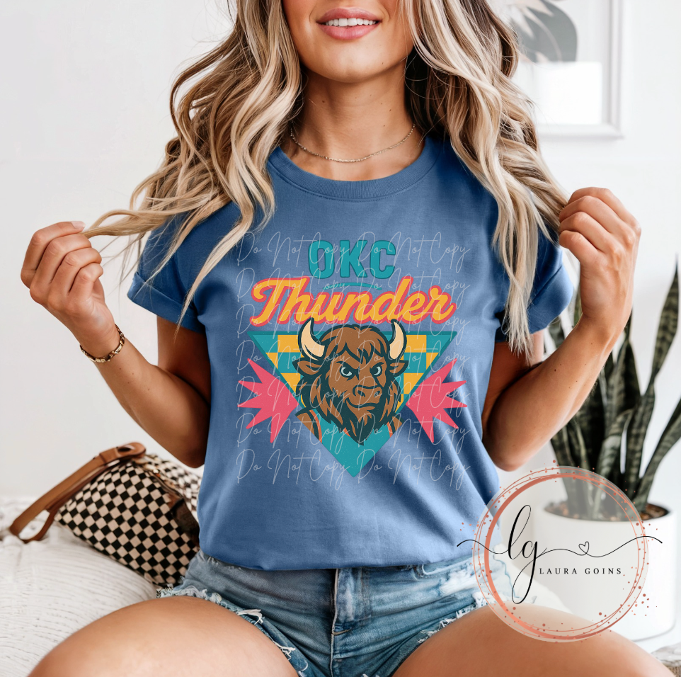 OKC Thunder Retro T-Shirt
