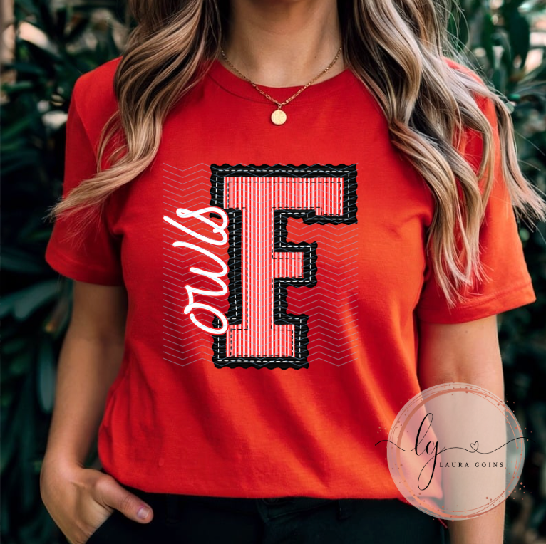 Prepster Fairland Owls T-Shirt (Youth & Adult)