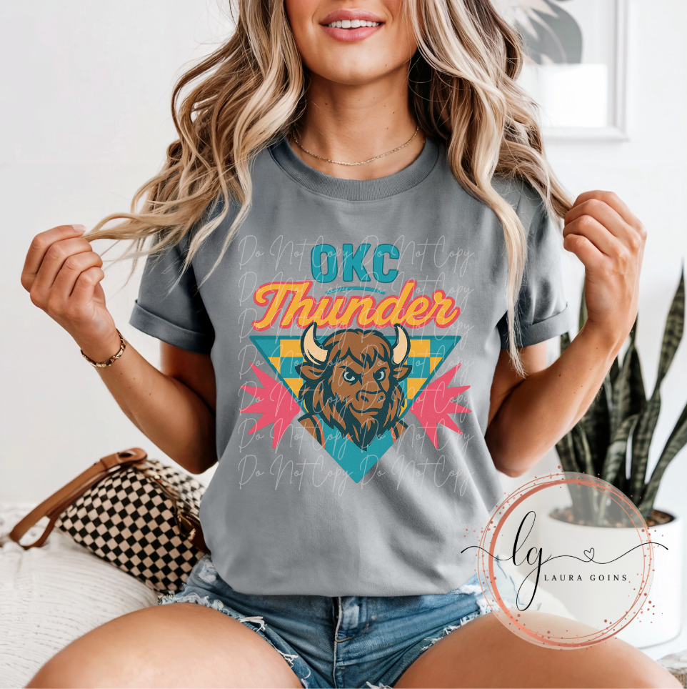 OKC Thunder Retro T-Shirt