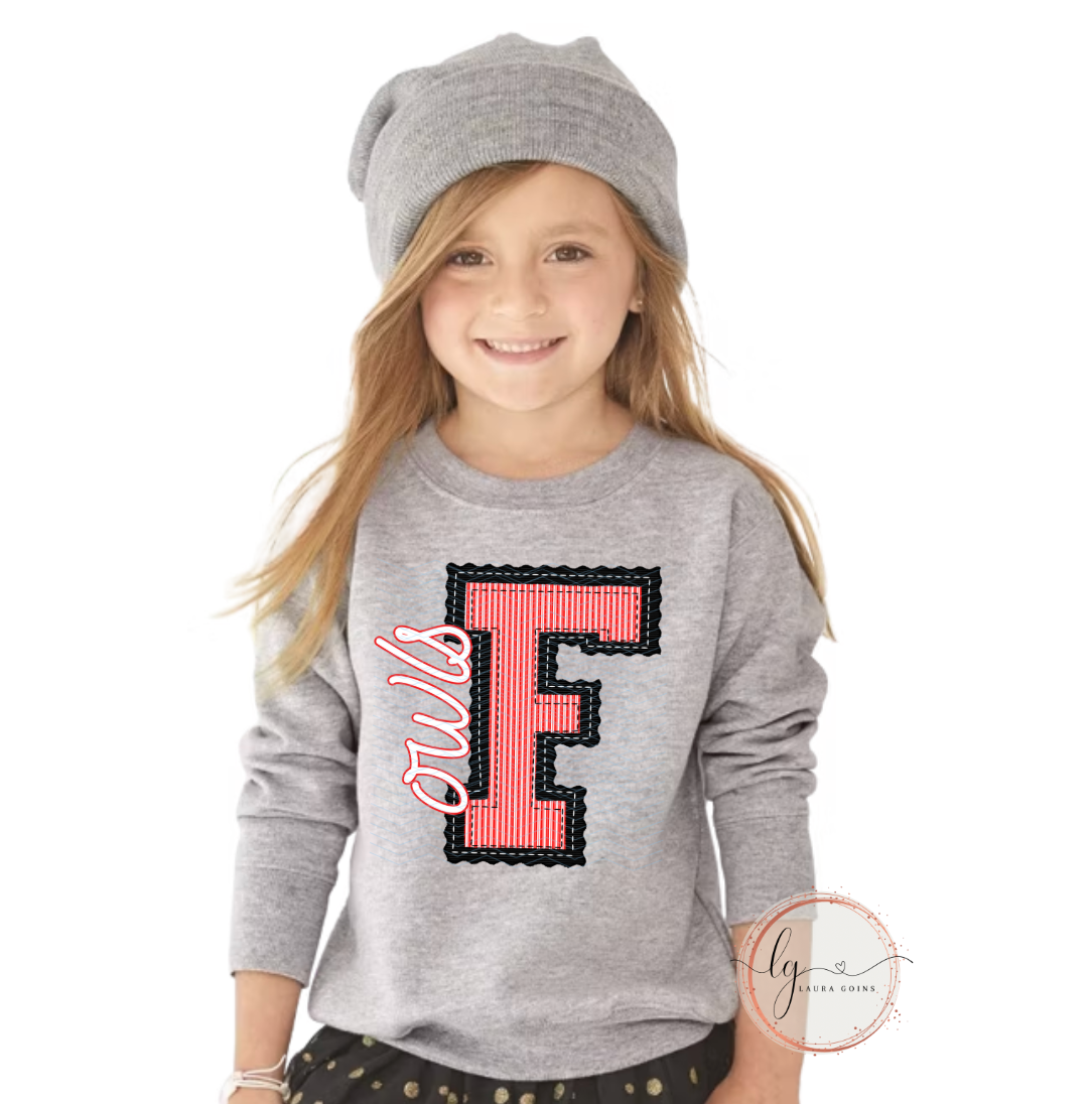 Prepster Fairland Owls Crewneck (Toddler & Youth)