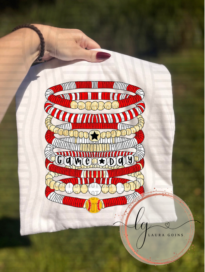 Game Day Bracelet Shirt Adult