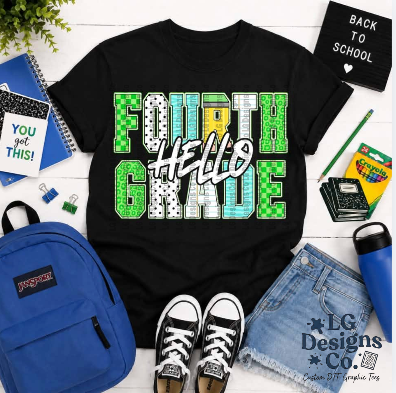 Green Hello Grade Levels
