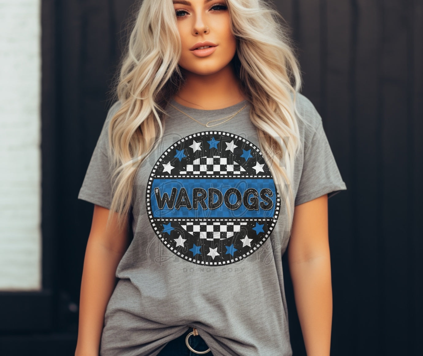 Checkered & Star Mascot