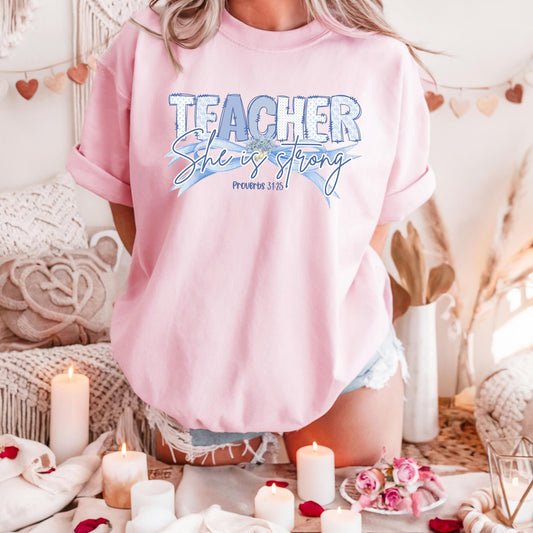 Light Blue Name T-Shirt