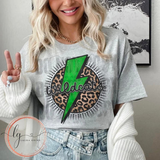 Lightning Bolt Mascot T-Shirt ADULT