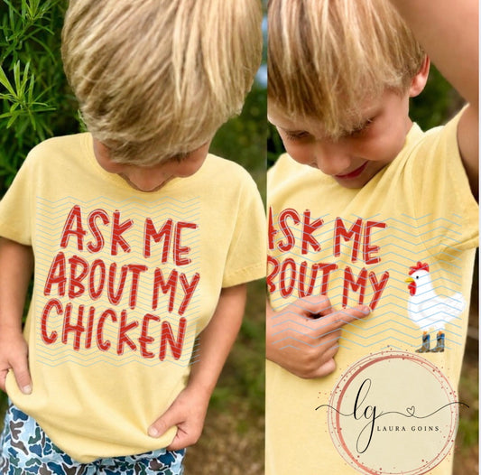 Ask Me About My {Cow or Chicken}