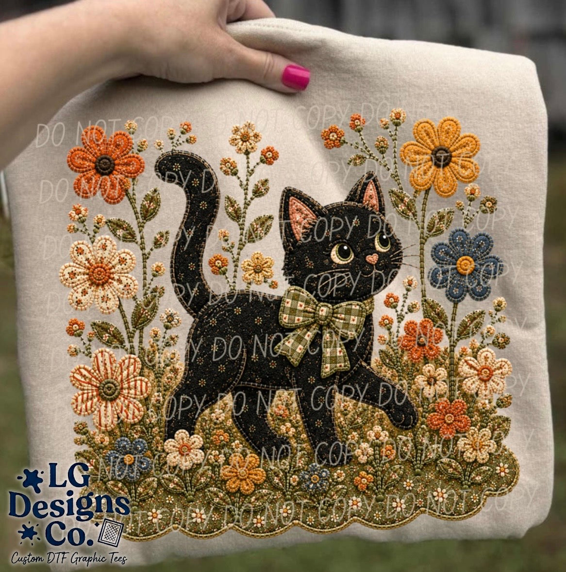 Faux Quilted Fall