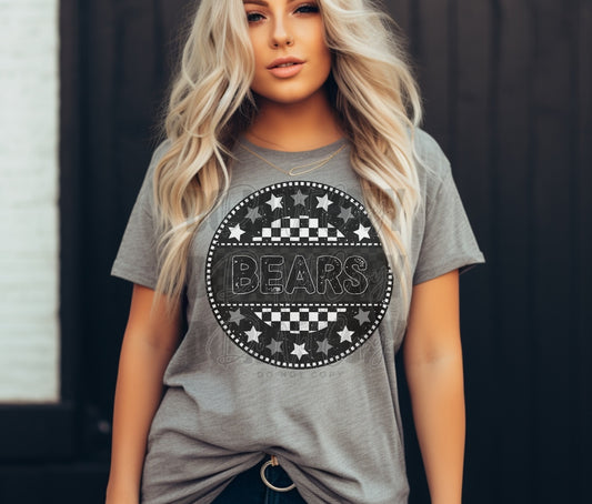 Checkered & Star Mascot