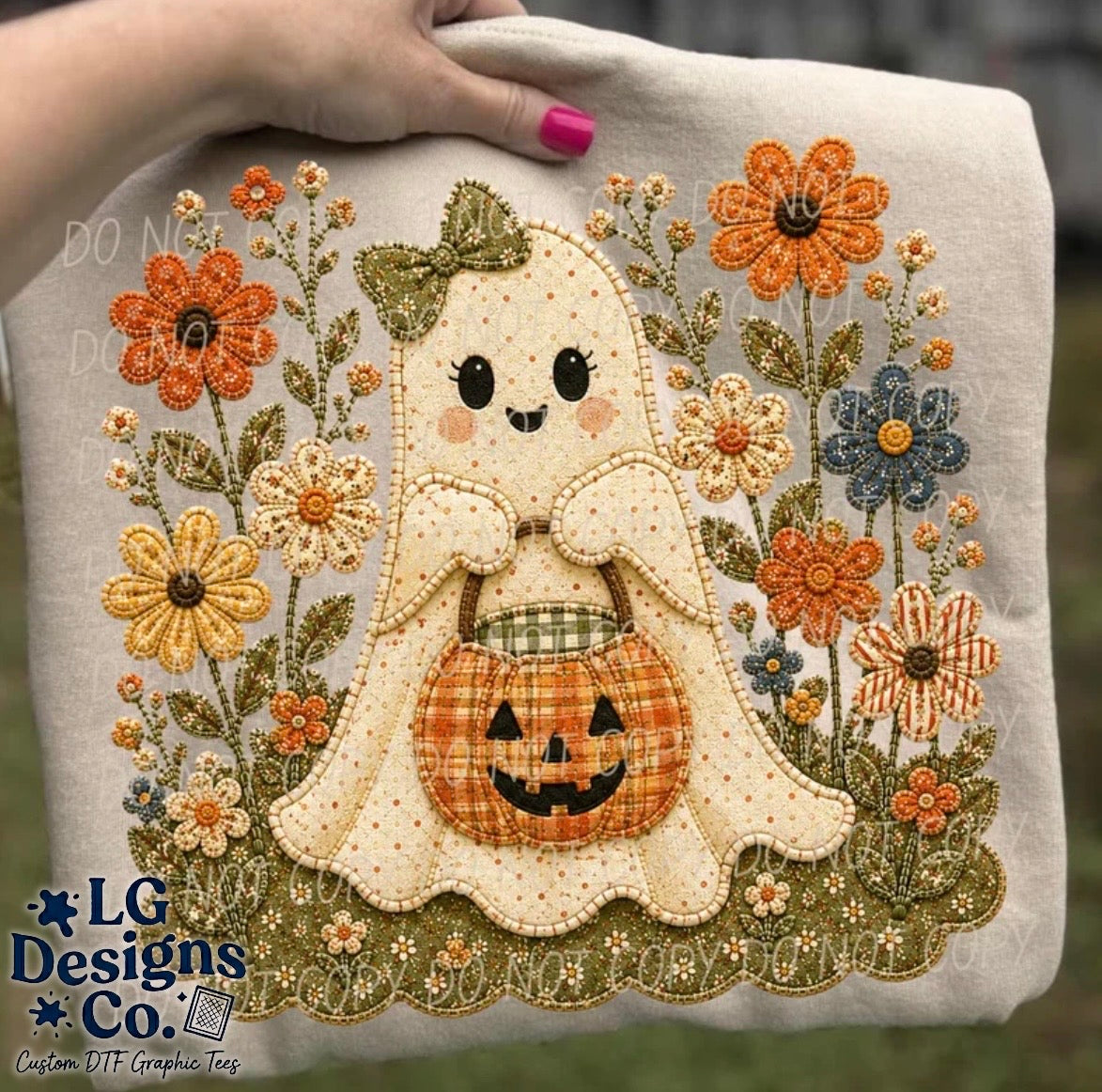 Faux Quilted Fall