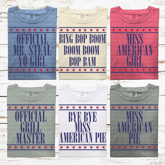 4th of July Designs ADULT