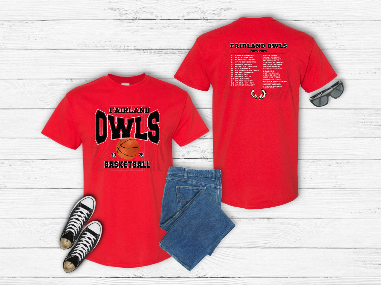 2026 Fairland Basketball Playoff Shirts