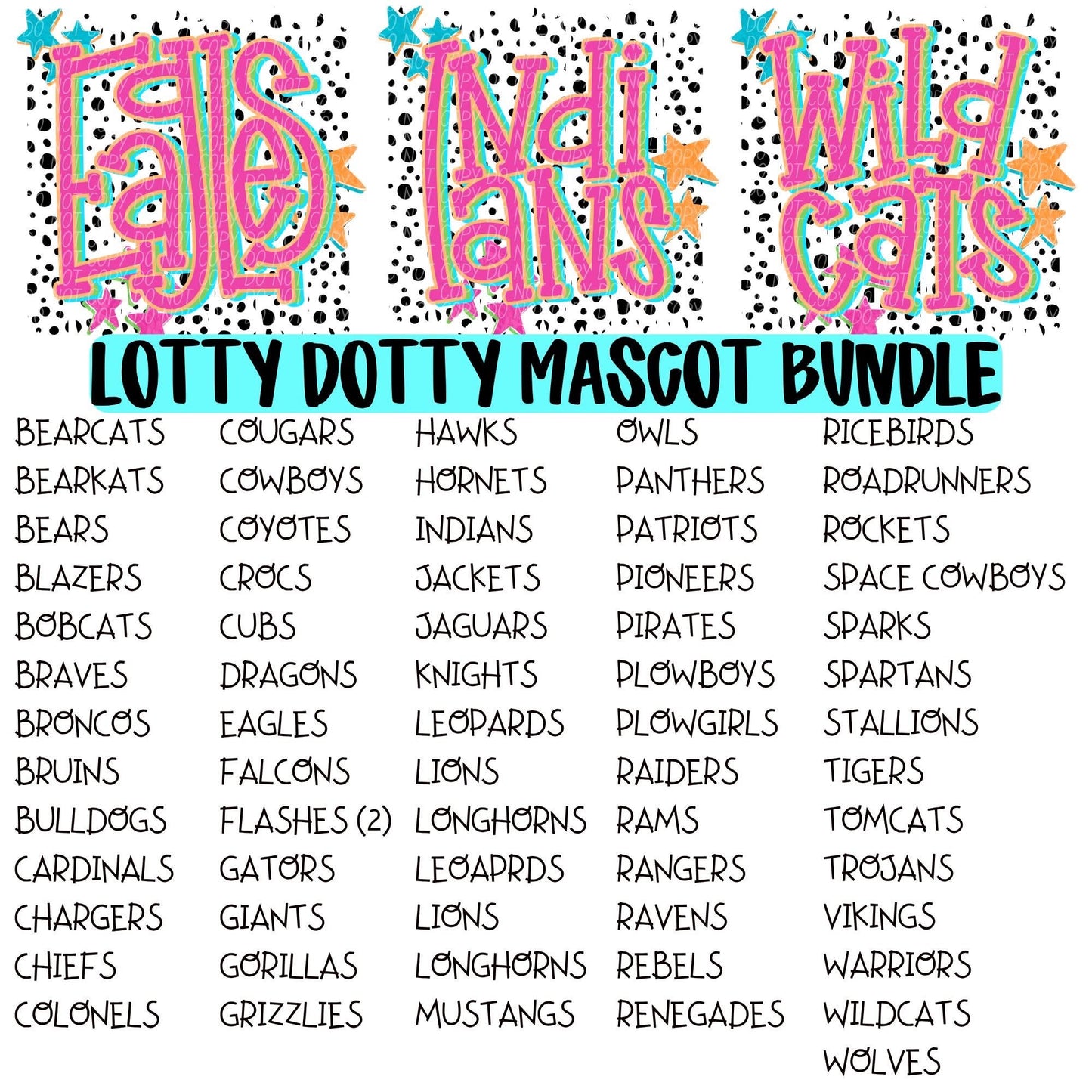Lotty Dotty Mascot