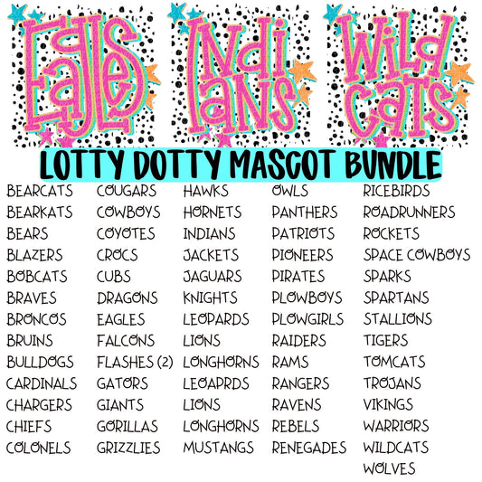 Lotty Dotty Mascot