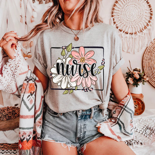 Floral Name T-Shirt