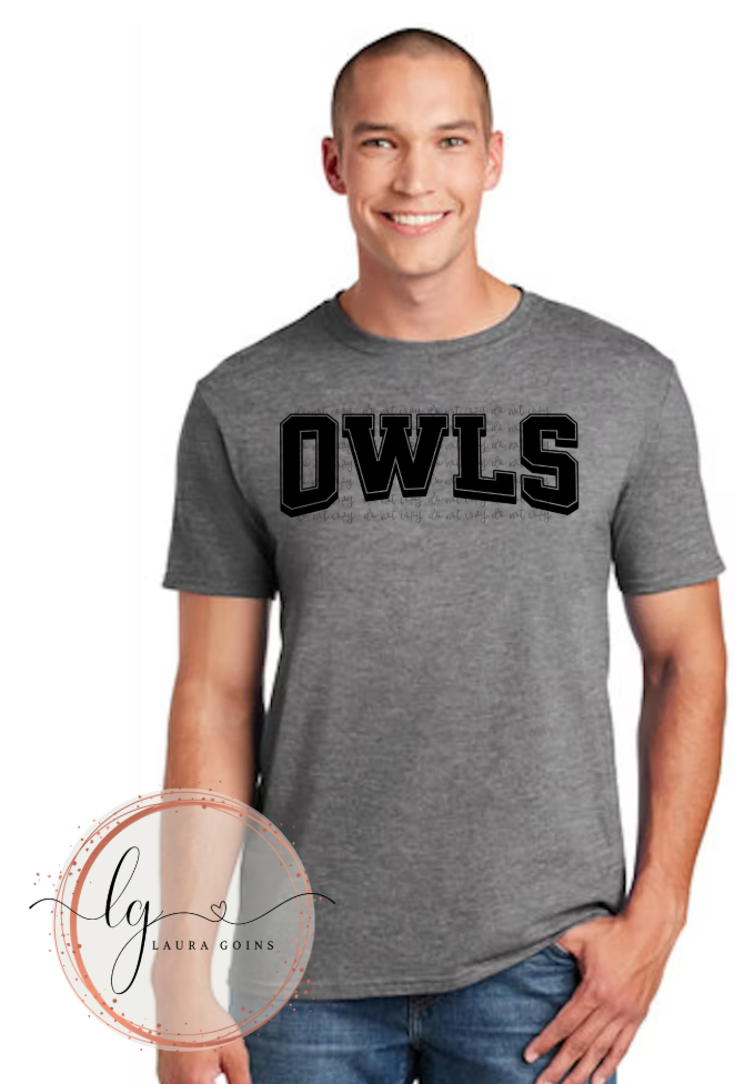Mascot Block Design T-Shirt (Adult & Youth)