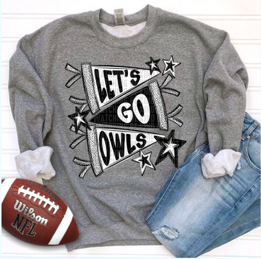 Black & White Pennant Mascot Shirts