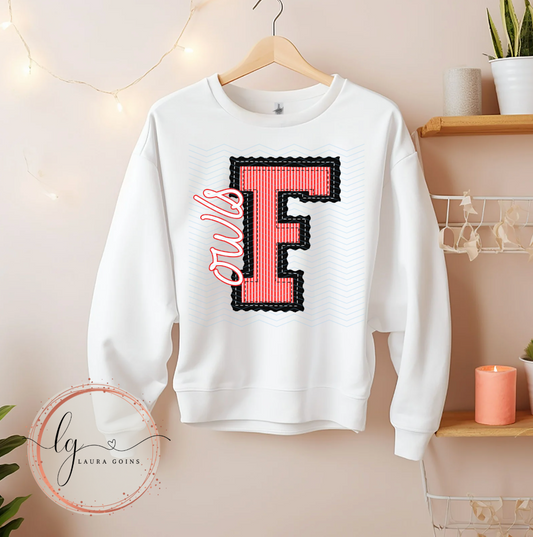 Prepster Fairland Owls Crewneck (Adult)