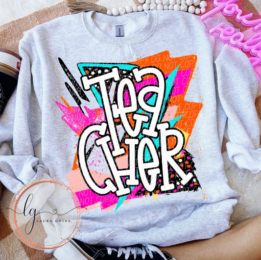 Retro Bright School Titles T-Shirt