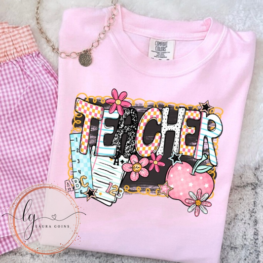 Back to School Bus or Apple T-Shirt