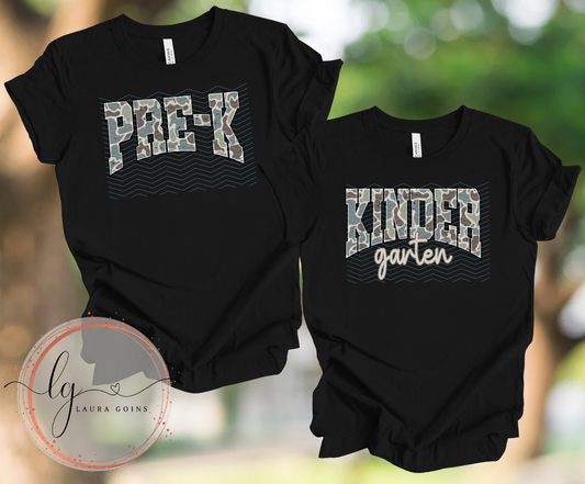 Camo Grade Level T-Shirt