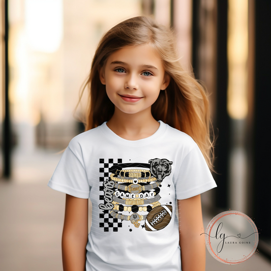 Bears Football Bracelet T-Shirt Toddler