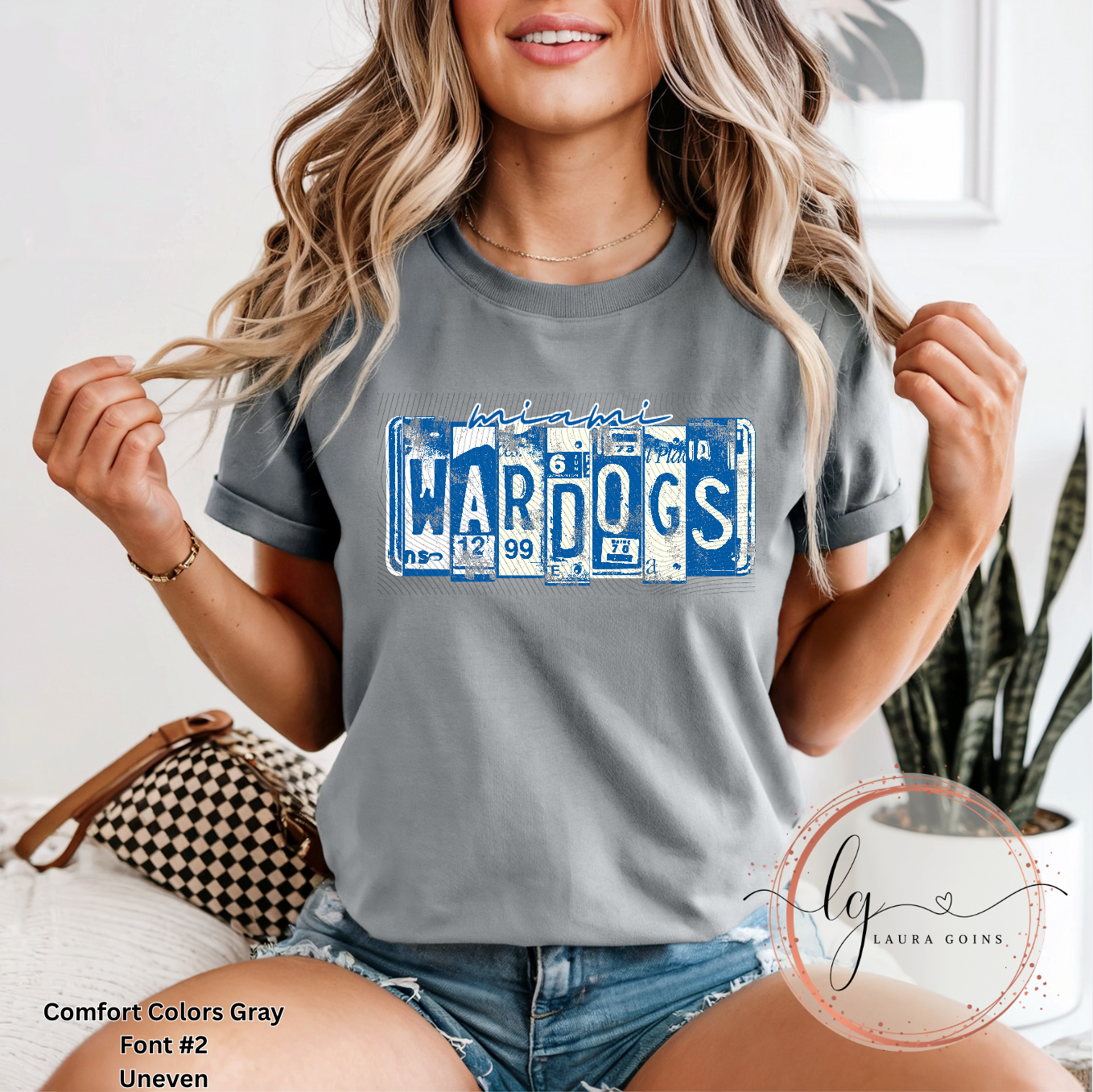 Miami Wardogs License Plate