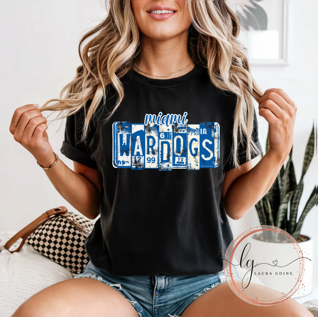 Miami Wardogs License Plate