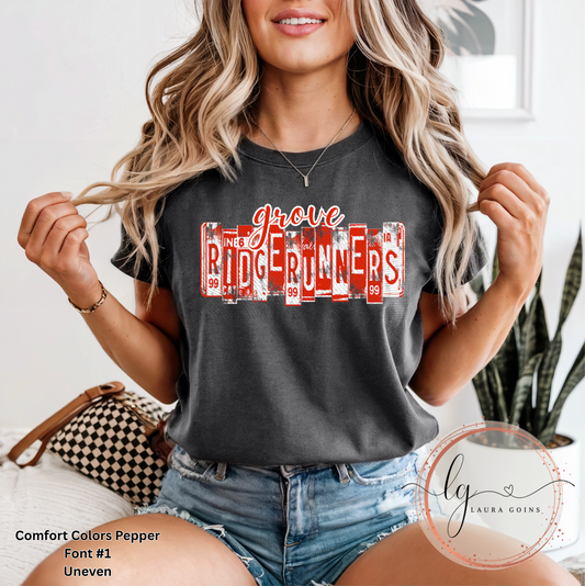 Ridgerunners License Plate