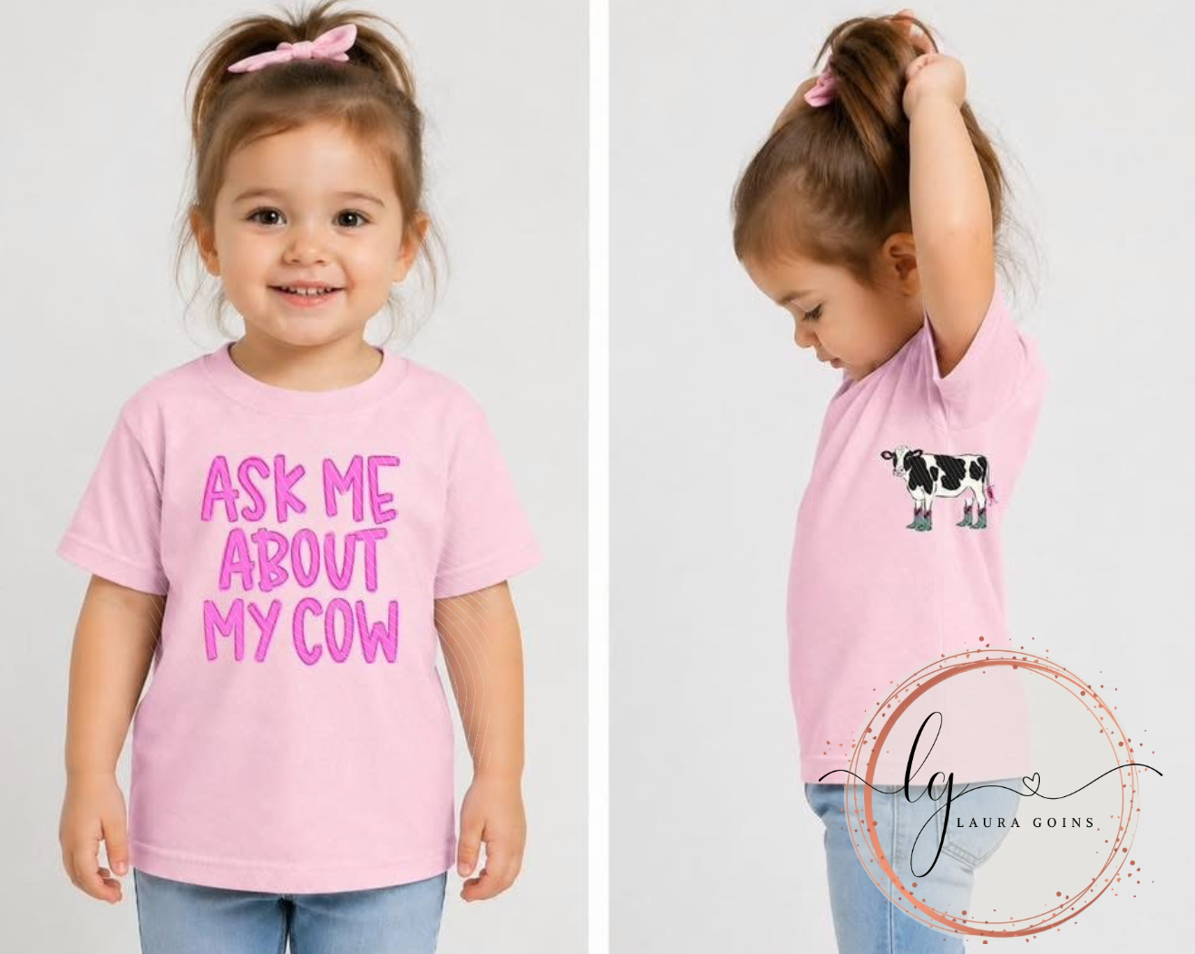 Ask Me About My {Cow or Chicken}