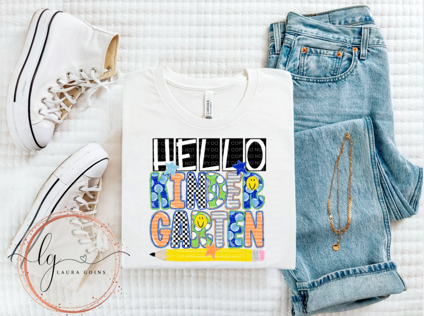 Hello Grade Level Pencils (Girl/Boy)