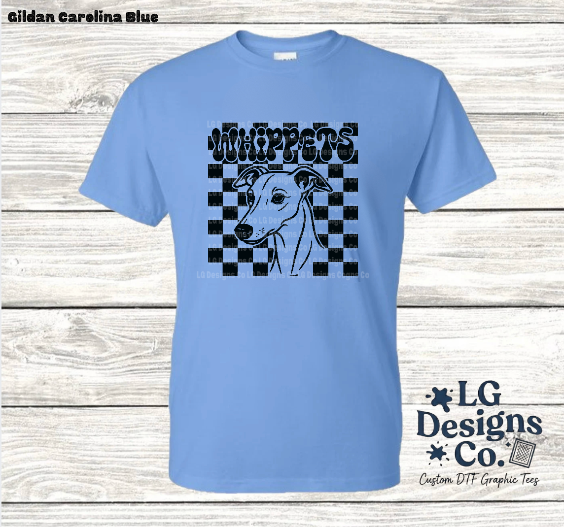 Whippets Checkered Mascot