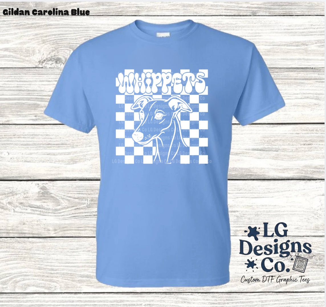 Whippets Checkered Mascot