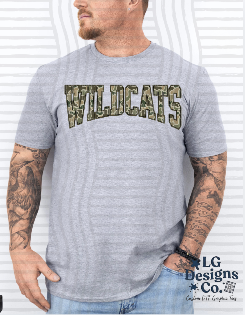 Simple Arched Camo Mascots