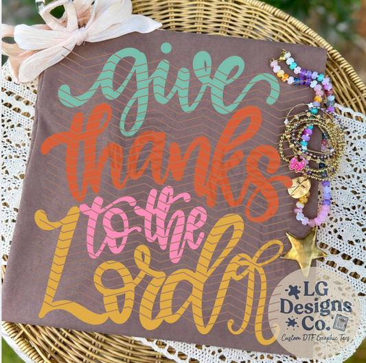 Give Thanks to the Lord