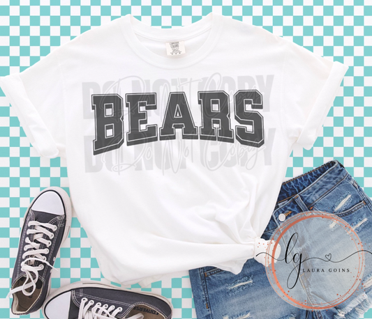 Mascot Block Design T-Shirt (Adult & Youth)