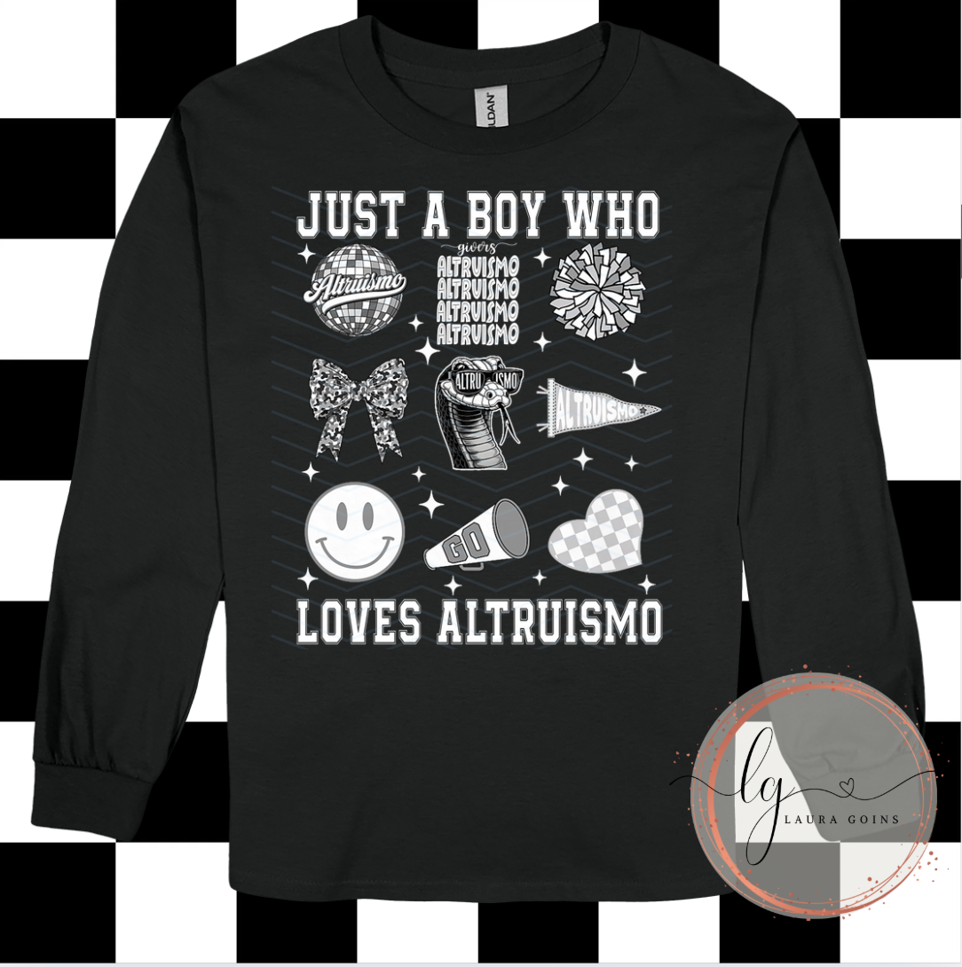 Just a Girl/Boy Who Loves.... (Crewneck)