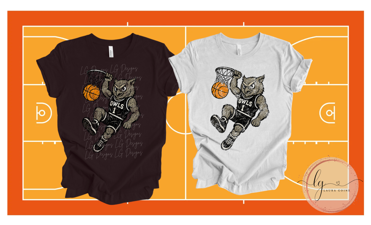 OWL Mascot Basketball