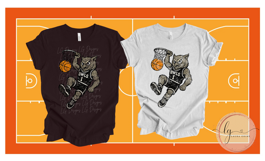OWL Mascot Basketball