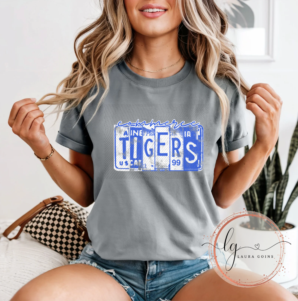 TIGERS License Plate