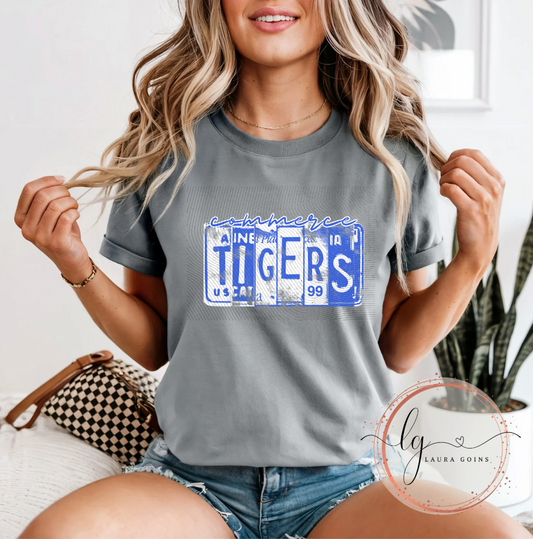 TIGERS License Plate
