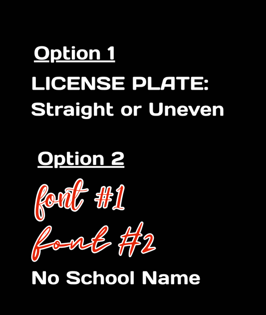 TIGERS License Plate